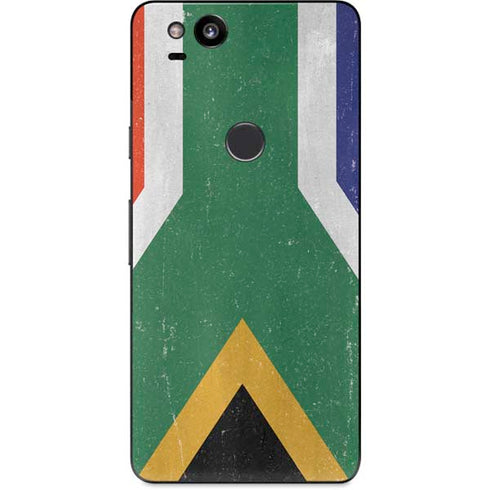 South Africa Flag Distressed Google Pixel 2 Skin